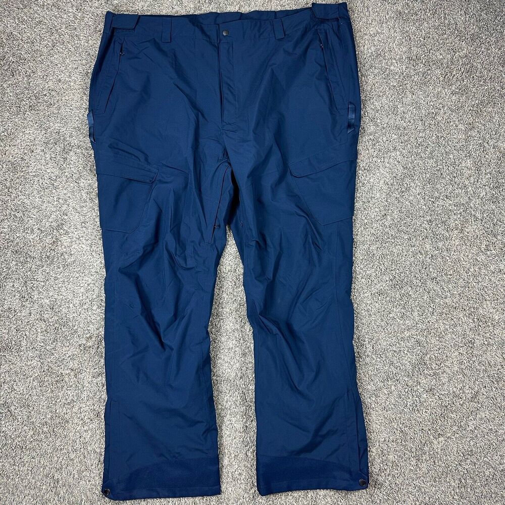 Columbia Mens 6X x 36 Powder Stash Ski Snowboard Snow Omni-Tech Pants Navy NEW